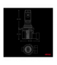 Żarówki samochodowe LED F26 PRO LumiTec LIMITED +130% DUO FULL CANBUS HIR2 12V 24V AMiO 04876