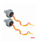 Oprawa gniazdo żarówki T20 LED 12V W21W WY21W W3x16d 7440 T20 2szt. AMiO 04833