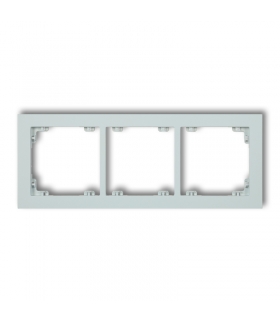 DECO Ramka uniwersalna potrójna z tworzywa DECO Pastel Matt Karlik 47DR-3