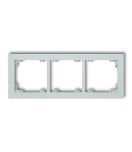 DECO Ramka uniwersalna potrójna z tworzywa DECO Pastel Matt Karlik 47DR-3