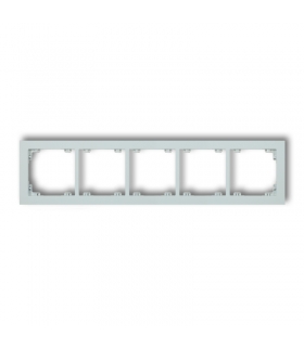 DECO Ramka uniwersalna pięciokrotna z tworzywa DECO Pastel Matt Karlik 47DR-5