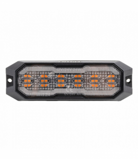 Lampa ostrzegawcza pomarańczowa z funkcją świateł pozycyjnych i obrysówki LED R65 R148 12V 24V 24W AMiO 04859
