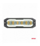 Lampa ostrzegawcza pomarańczowa z funkcją świateł pozycyjnych i obrysówki LED R65 R148 12V 24V 24W AMiO 04859