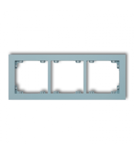 DECO Ramka uniwersalna potrójna z tworzywa DECO Pastel Matt Karlik 48DR-3