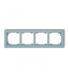 DECO Ramka uniwersalna podczwórna z tworzywa DECO Pastel Matt Karlik 48DR-4