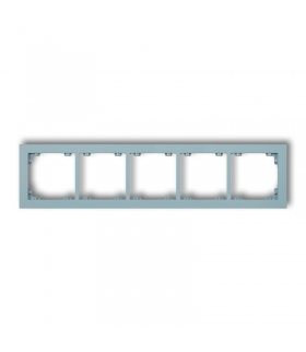 DECO Ramka uniwersalna pięciokrotna z tworzywa DECO Pastel Matt Karlik 48DR-5