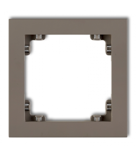 DECO Ramka uniwersalna pojedyncza z tworzywa DECO Pastel Matt Karlik 49DR-1