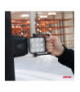Lampa robocza przenośna biała z funkcją lampy ostrzegawczej 15W (BATT), 1000lm, 6500K, 4000mAh, USB-C, AMiO 04865