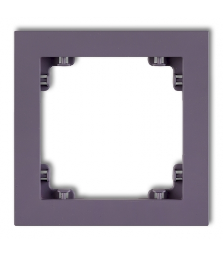 DECO Ramka uniwersalna pojedyncza z tworzywa DECO Pastel Matt Karlik 50DR-1