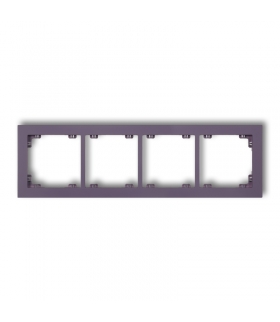 DECO Ramka uniwersalna podczwórna z tworzywa DECO Pastel Matt Karlik 50DR-4