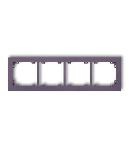 DECO Ramka uniwersalna podczwórna z tworzywa DECO Pastel Matt Karlik 50DR-4