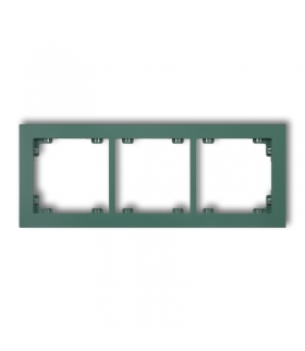 DECO Ramka uniwersalna potrójna z tworzywa DECO Pastel Matt Karlik 51DR-3