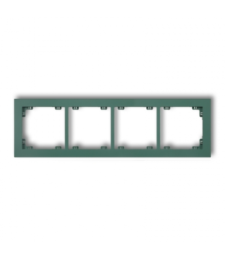 DECO Ramka uniwersalna podczwórna z tworzywa DECO Pastel Matt Karlik 51DR-4