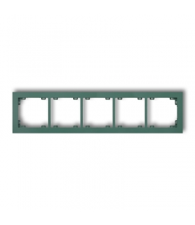 DECO Ramka uniwersalna pięciokrotna z tworzywa DECO Pastel Matt Karlik 51DR-5
