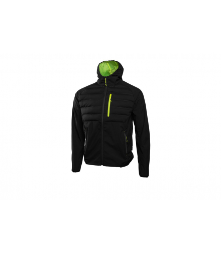 JIM softshell z kapturem czarny 2XL (56)