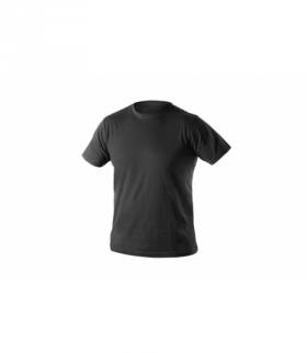 VILS T-shirt bawełniany czarny 4XL (60)