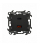 Ładowarka USB podwójna C+A, IP20, czarny mat, 30W Simon 24 NEC2CAQ.01/49
